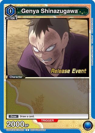 Genya Shinazugawa (022) (UEX05BT/KMY-3-022) - UEX05BT Demon Slayer Kimetsu no Yaiba Vol2 Release Event Cards