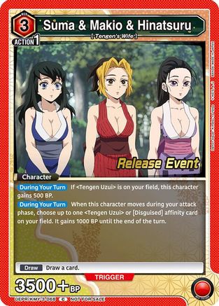 Suma & Makio & Hinatsuru (UEX05BT/KMY-3-068) - UEX05BT Demon Slayer Kimetsu no Yaiba Vol2 Release Event Cards