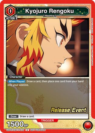 Kyojuro Rengoku (070) (UEPR/KMY-3-070) - UEX05BT Demon Slayer Kimetsu no Yaiba Vol2 Release Event Cards