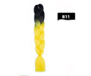 Gradient Color Big Braid African Chemical Fiber Wig