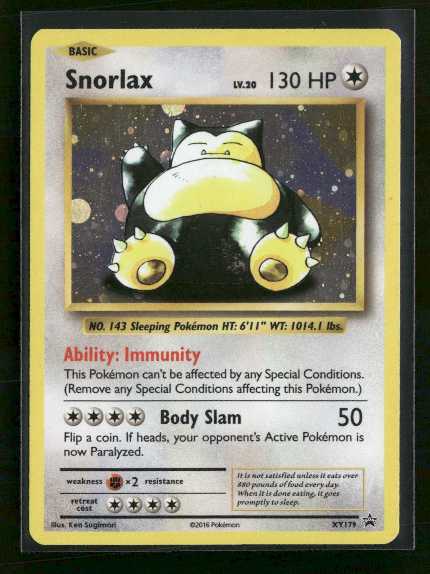 XY Promos Snorlax #XY179