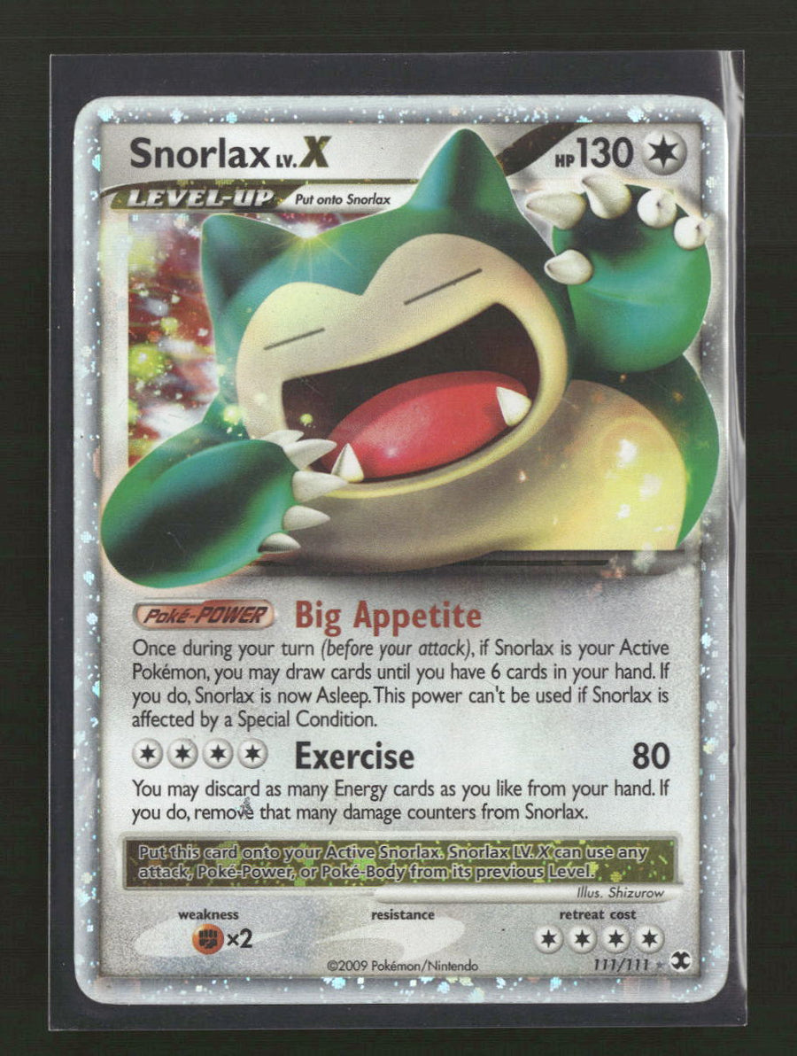 Rising Rivals Snorlax Lv.X #111/111