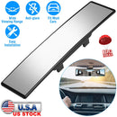 Car Rearview Mirror 11.4in Interior Clip-on Curve Convex Panoramic Anti-glare Rear View Mirrors with Wide Viewing Range for Cars SUVs Trucks Vehicles