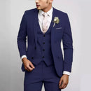 New Multi-color Two-button Three-piece Casual Suit Set For Men