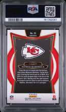 2024 Panini Select Red & Yellow Shock Patrick Mahomes Ii 10 PSA #33