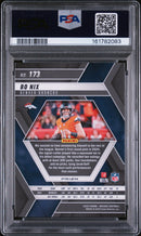 2025 Panini Mosaic Reactive Yellow Bo Nix 9 PSA #173