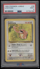 1999 Pokemon Jungle Lickitung 9 PSA #38