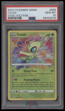 2020 Pokemon Sword & Shield Vivid Voltage Vivid Voltage Celebi 10 PSA #009