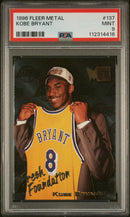 1996 Metal Kobe Bryant 9 PSA #137