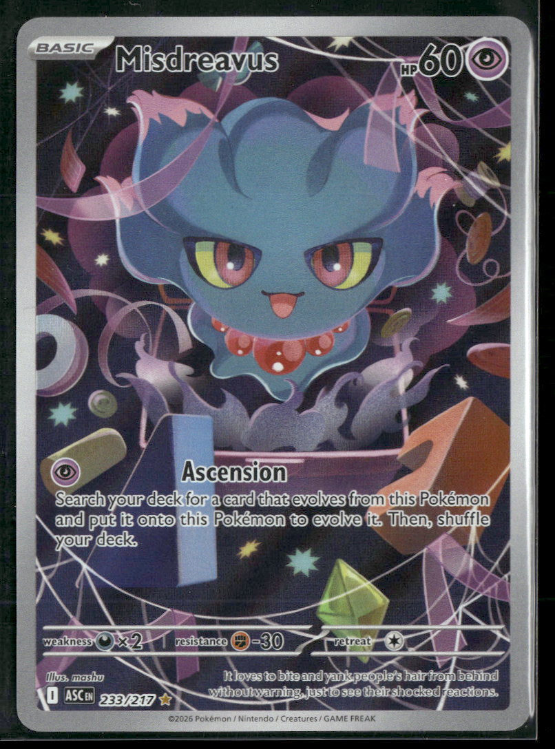 ME: Ascended Heroes Misdreavus #233/217