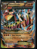 XY - Primal Clash Primal Groudon EX (Omega) #86/160 Damaged