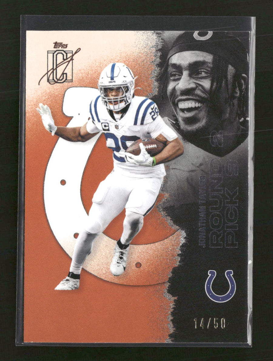 2025 Topps Signature Class Orange Jonathan Taylor #/50 #25