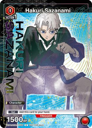 Hakuri Sazanami (UEPR/KGR-1-044) - Union Arena Promotion Cards