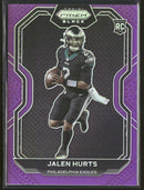 2020 Panini Chronicles Prizm Black Purple Jalen Hurts #/125 #PB-19