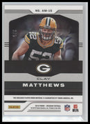 2018 Panini Obsidian Atomic Material Relics Electric Etch Red Clay Matthews /5