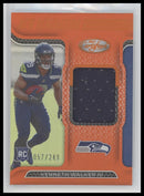 2022 Panini Certified New Gen Jersey Mirror Orange Kenneth Walker III /249