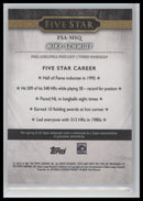 2021 Topps Five Star Orange Mike Schmidt #/5 Auto #FSA-MSQ