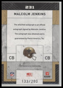 2009 Donruss Threads Malcolm Jenkins Rookie #/280 Auto #231
