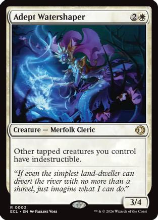 Adept Watershaper (ECL-003) - Lorwyn Eclipsed