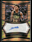 2024-25 Panini AU Neon Orange Pulsar Prizms Keyonte George #/30 Auto #SIG-KEY