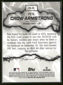 2026 Bowman Electric Sluggers Mojo Burgundy Refractors Pete Crow-Armstrong #/275