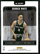 2017-18 Hoops Rookie Autographs Red Derrick White #/25 Auto #RA-DWT