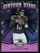 2025 Panini Certified Certified Stars Mirror Pink Caleb Williams #/199 #CST-CWS