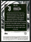 2020-21 Topps Chrome UEFA Champions League Golazo Cristiano Ronaldo #GOL-CR