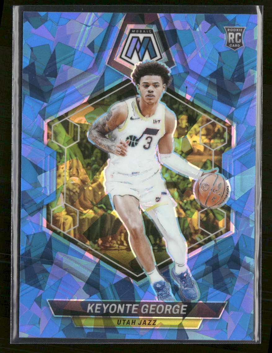 2023-24 Panini Mosaic Ice Keyonte George Rookie #/125 #222