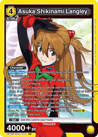 Asuka Shikinami Langley (013) (UE15BT/EVA-1-013) - UE15BT Evangelion New Theatrical Edition Foil