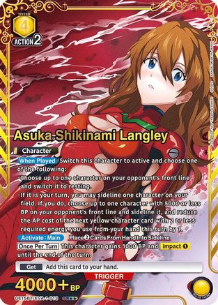 Asuka Shikinami Langley (013) (SR**) (UE15BT/EVA-1-013) - UE15BT Evangelion New Theatrical Edition Foil