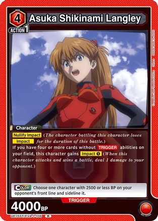 Asuka Shikinami Langley (106) (UE15ST/EVA-1-106) - UE15ST Evangelion New Theatrical Edition Starter Deck