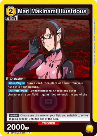 Mari Makinami Illustrious (UE15ST/EVA-1-111) - UE15ST Evangelion New Theatrical Edition Starter Deck