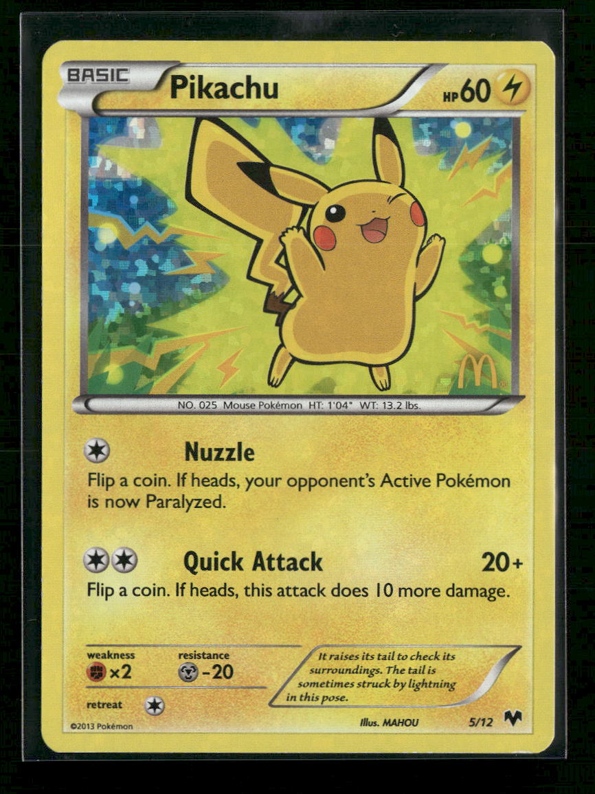 McDonald's Promos 2014 Pikachu #005/012