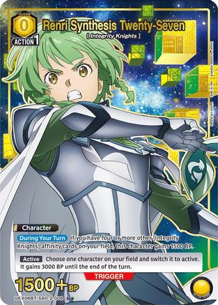 Renri Synthesis Twenty-Seven (U*) (UEX06BT/SAO-2-008) - UEX06BT Sword Art Online Vol2 Foil
