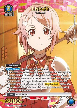Lisbeth (020) (R*) (UEX06BT/SAO-2-020) - UEX06BT Sword Art Online Vol2 Foil