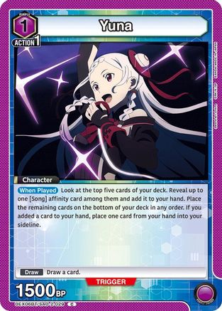 Yuna (029) (UEX06BT/SAO-2-029) - UEX06BT Sword Art Online Vol2