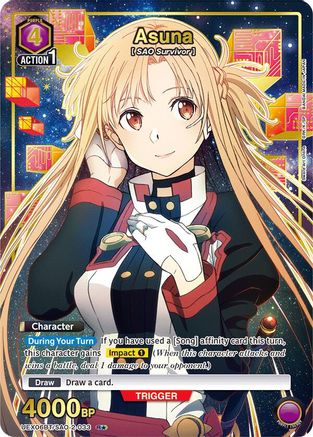 Asuna (033) (R*) (UEX06BT/SAO-2-033) - UEX06BT Sword Art Online Vol2 Foil