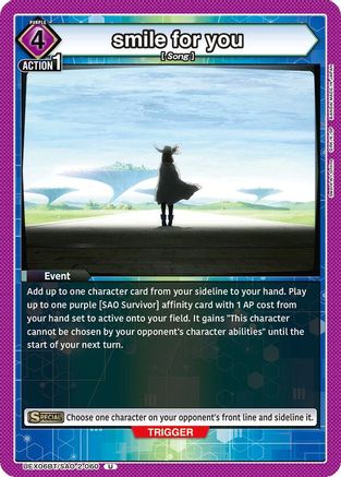 smile for you (UEX06BT/SAO-2-060) - UEX06BT Sword Art Online Vol2