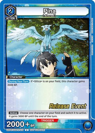 Pina (UEPR/SAO-2-019) - UEX06BT Sword Art Online Vol2 Release Event Cards