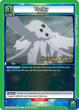 Tonky (UEPR/SAO-2-074) - UEX06BT Sword Art Online Vol2 Release Event Cards