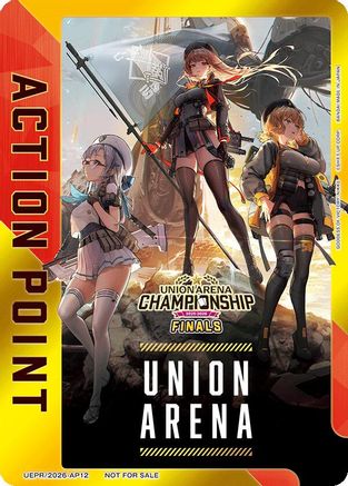 Action Point Card (AP12) (25-26 Finals) (UEPR/2026-AP12) - Union Arena Promotion Cards Foil