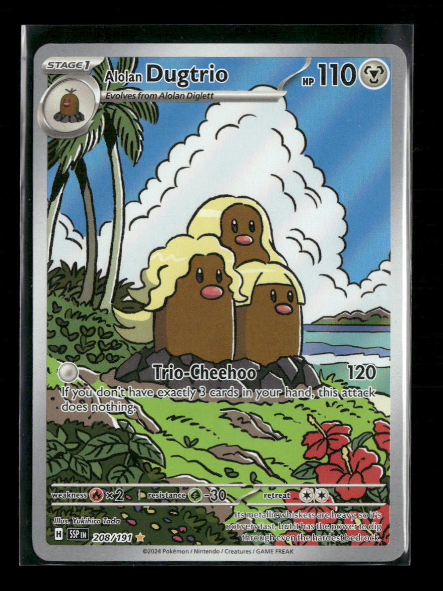 SV08: Surging Sparks Alolan Dugtrio #208/191