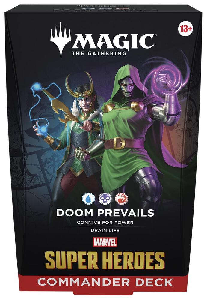 [PRE-ORDER] Magic: The Gathering Marvel Super Heroes Commander Deck - Doom Prevails - Ships Jun 19
