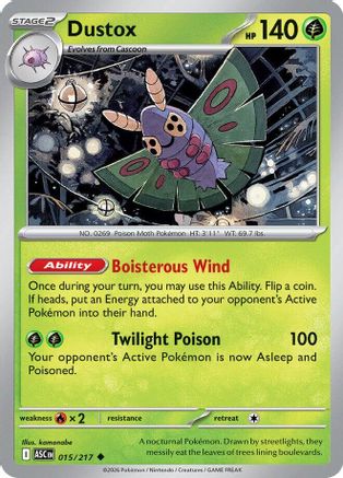Dustox 015/217 - ME Ascended Heroes
