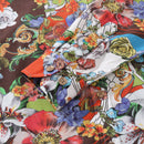 Men's Hawaiian Shirt Vibrant Blooms 1930s Vintage Long Sleeve Aloha Shirt By Amy