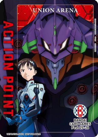 Action Point Card (AP01) (Evangelion: New Theatrical Edition) (UEPR/BCV-AP01) - Union Arena Promotion Cards