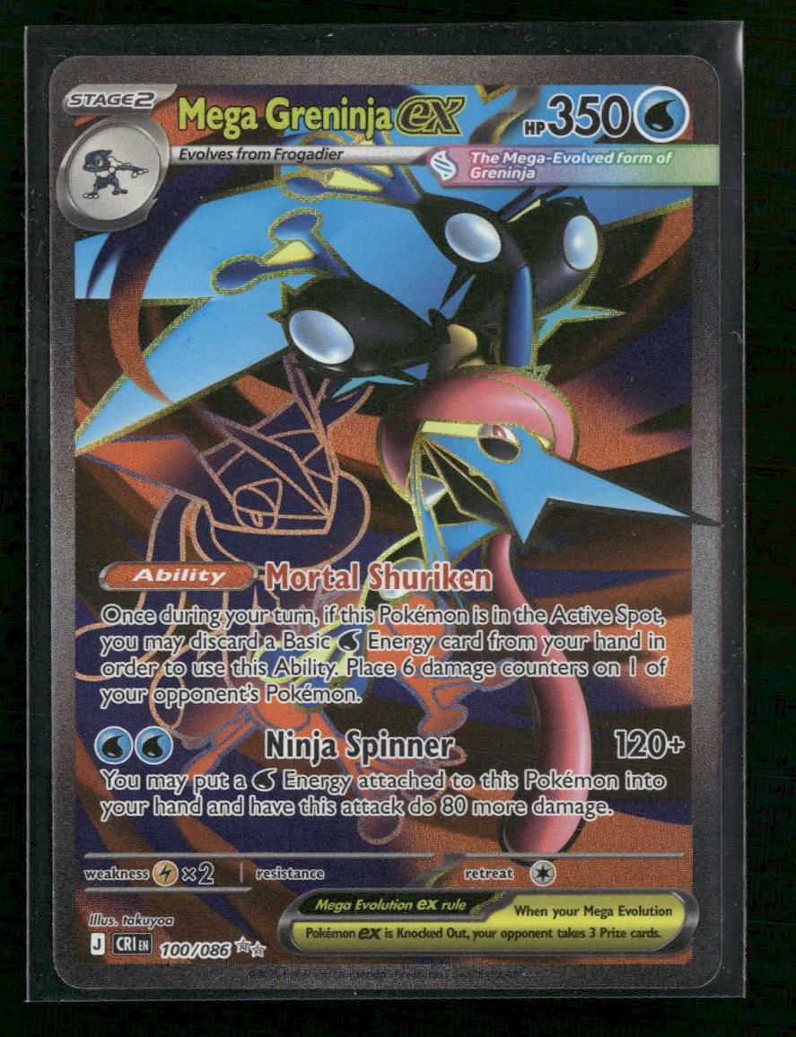 ME04: Chaos Rising Mega Greninja ex #100/086