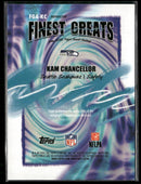 2025 Finest Finest Greats Autographs Kam Chancellor Auto #FGA-KC