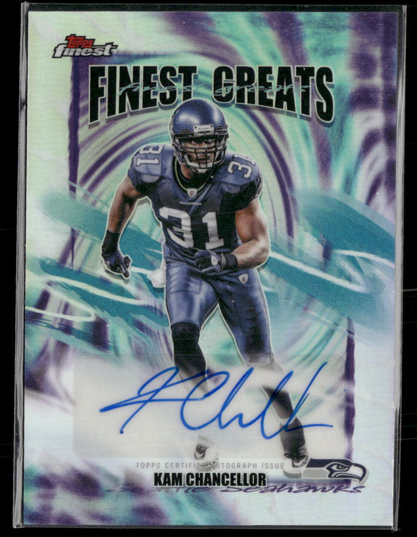 2025 Finest Finest Greats Autographs Kam Chancellor Auto #FGA-KC